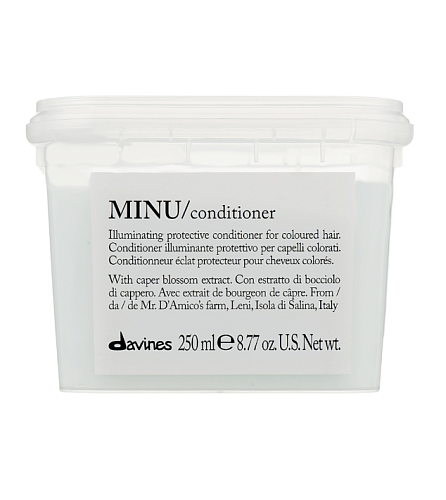 Защитный кондиционер для сохранения косметического цвета волос - Davines Essential Haircare Minu Conditioner
